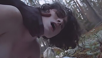 Darcy Dark'S Intense Anal Encounter In The Woods With A Bbc